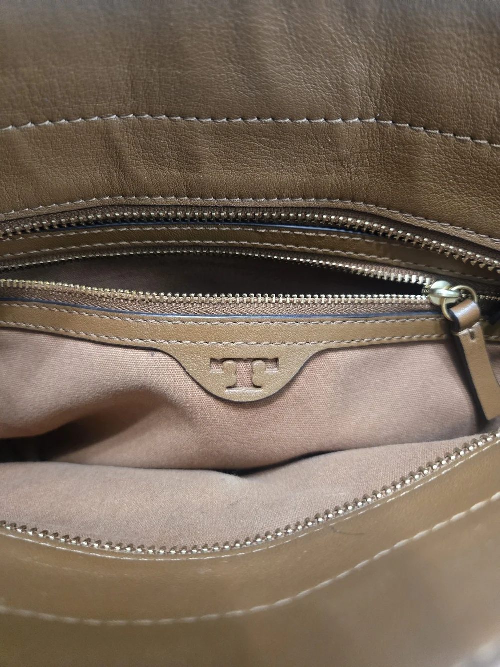 Tory Burch smooth brown